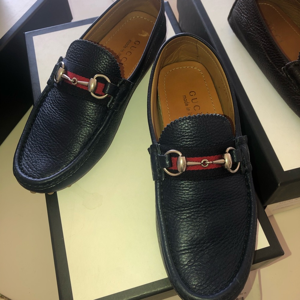 Men’s Gucci Navy blue loafers